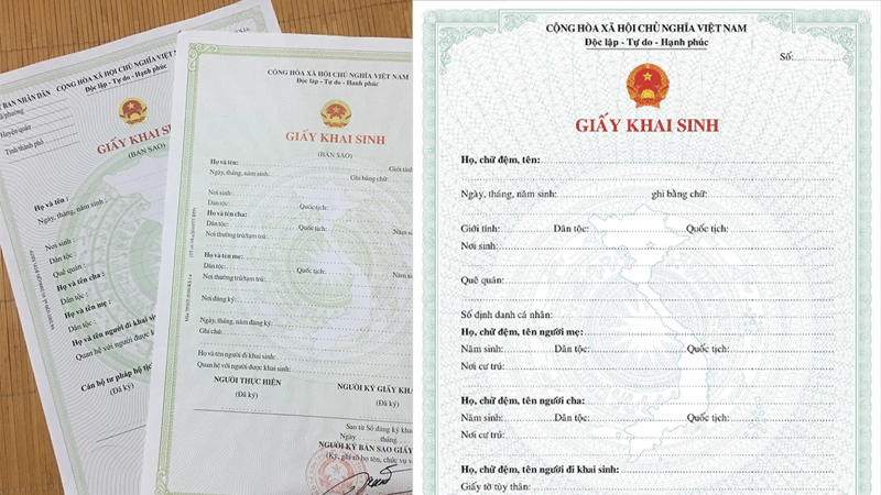 Dịch Công Chứng Giấy Khai Sinh