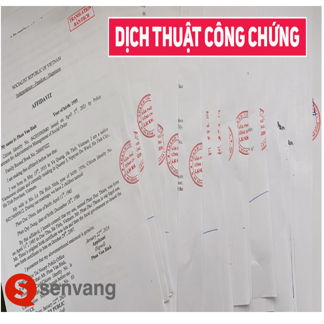 Dịch Thuật Công Chứng