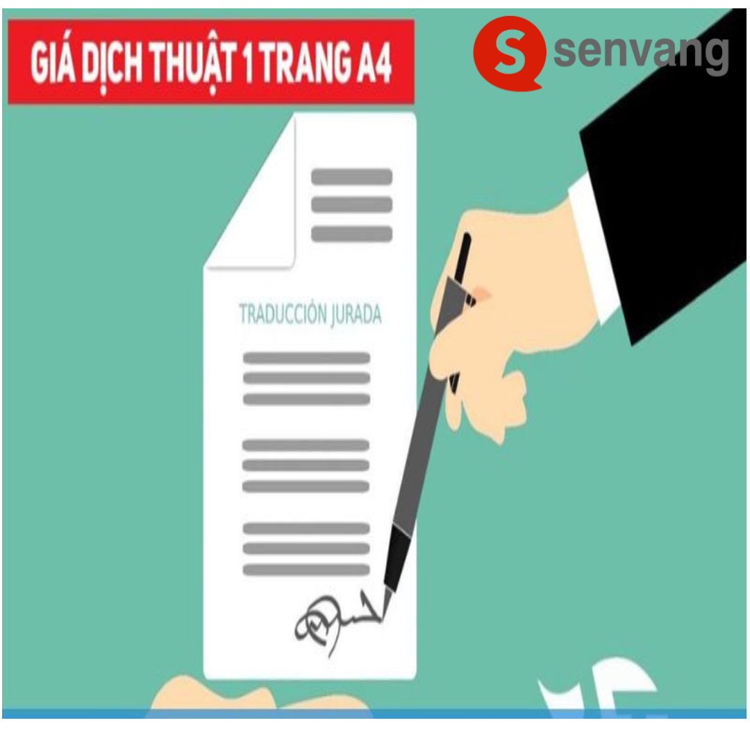 giá dịch thuật 1 trang A4