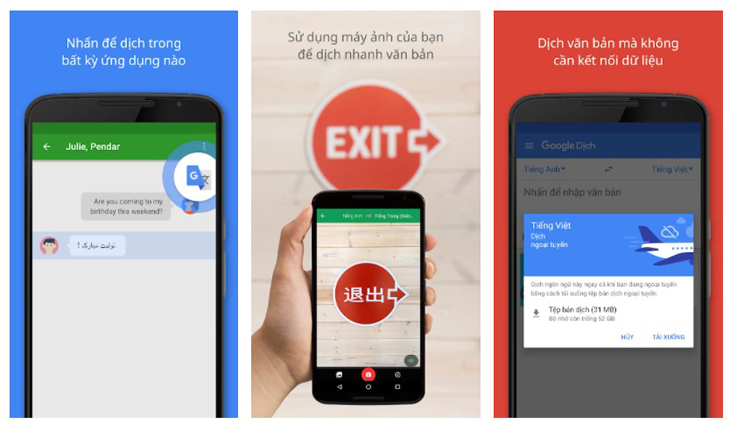 Dịch tiếng Anh sang tiếng Việt bằng camera